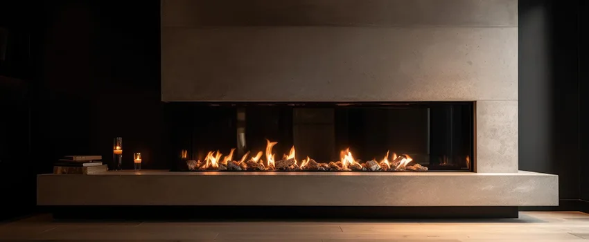 Gas Fireplace Ember Bed Design Services in Groves, Texas
