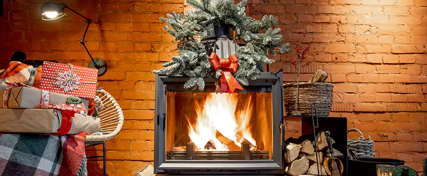 Travis Industries Linear Gas Fireplace Installation in Groves, Texas