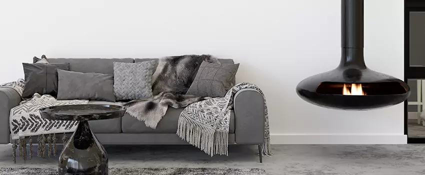 Circular Hanging Fireplace Installation Services in Groves, TX